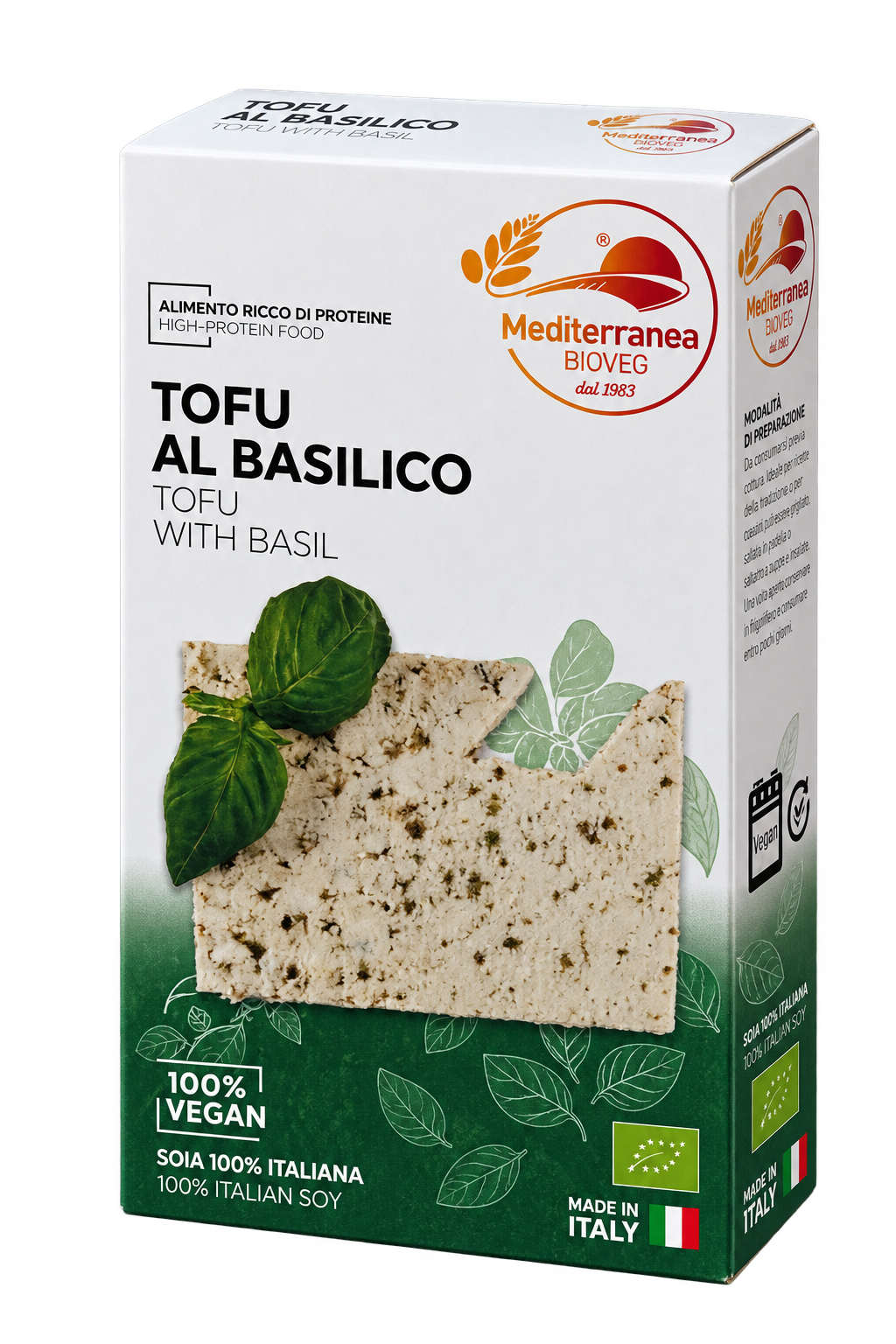 Tofu al basilico